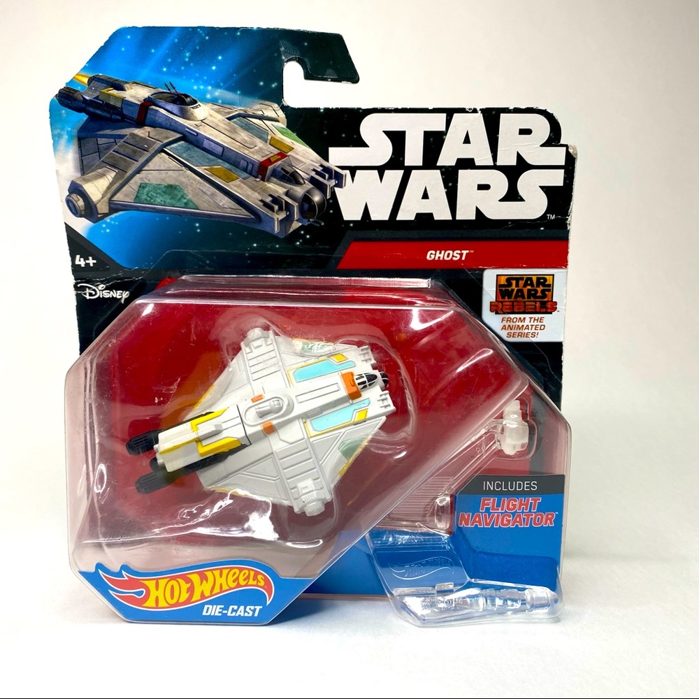 Star Wars x Hot Wheels Rebel Ghost space ship toy NEW